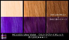 #UltraViolet doesn't just work on platinum! It can also leave a subtler tint on… Flame Hair, Cute Hair Colors, Hair Diy, Pink Cotton Candy