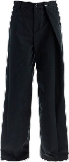 Sporty Cotton Parachute Pants For Work, Sporty Straight Parachute Pants For Work, Pants With Pleats, Mm6 Maison Margiela, Leg Pants, Wide Leg Pants, Great Deals, Top Brands, Wide Leg