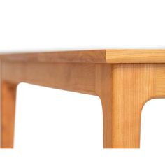 a close up view of a wooden table