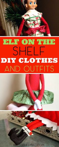 elf on the shelf diy clothes and outfits