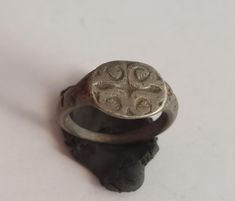 WEARABLE MEDIEVAL EUROPEAN SILVER RING WITH MOTIFS Size - 7 (USA), N (UK) Age: 1200-1300 AD Provenance: London antiques fair 2023; object previously acquired on the European art market in the late 1990s Deer Antler Jewelry, Medieval Rings, Dream Rings, Antler Jewelry, Antique Fairs, Medieval Jewelry, Classy Jewelry, European Art, Deer Antler