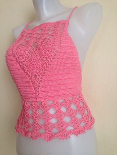 Check out this item in my Etsy shop https://www.etsy.com/listing/597772321/crochet-pattern-summer-top-beachwear-top Backless Top Pattern, Easy Crochet Tops, Baby Dress Pattern Free, Crochet Dress Pattern Free, Crochet Lace Shawl, Crochet Patterns Free, Hippie Crochet, Crochet Baby Dress Pattern, Crochet Crop Top Pattern