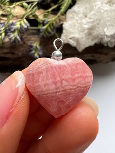 Beautiful polished rhodochrosite heart pendent 💗 Weight total 6g Size approximately 1.7cm x 1.6cm Please feel free to contact me if you have any questions ☺️ Rhodochrosite Crystal, Rhodochrosite Necklace, Heart Pendent, Necklace Crystal, Crystals And Gemstones, Stones And Crystals, Pendant Necklaces, Belly Button Rings, Jewelry Necklace Pendant