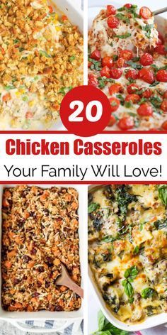 20 chicken casserole recipes that your family will love