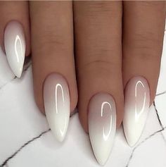 Ombre Nail Polish, Unghie Sfumate, Colorful Nails, Ombre Nail Designs, Her Nails, White Nail, Nagel Inspo, Dream Nails, Classy Nails