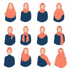 Manset Lengan, Fesyen Islam, Estilo Hijab, Hijab Designs, Hijab Style Tutorial, Mode Turban