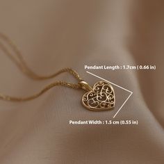 14K Gold Heart Necklace Elegant and Beautiful Pendant with a Heart shape and infinity design Gift For Women Ideas, Jewelry By Monsini Available in 4 different chain lengths : 42 cm (16.5 in) 44 cm (17.3 in) 46 cm (18.1 in) 48 cm (18.8 in) Pendant Length : 1.7cm ( 0.66 in) Pendant Width : 1.5 cm (0.55 in) Stylish Design:Our minimalist heart jewelry is made up of all Made of 14k gold for a sleek look. Our heart jewelry necklace for women measures 16.5 inches to 18.80 inches. This makes it easy to Beautiful Gold Necklaces, Ideas Jewelry, Infinity Design, Women Ideas, Best Friend Necklaces, Necklace Elegant, Gold Heart Necklace, Christmas Gifts For Women, Gold Heart