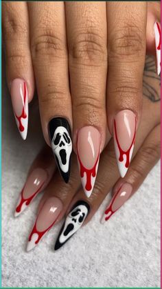 Get inspired with these eerie and spooky Halloween nail art designs! From witchy nails to haunted house designs, we've got your Halloween nail game covered. Watch as we create creepy and creative manicures that will make your Halloween extra special. Get ready to cast a spell with your nails this season! 💅🕷️🦇 #HalloweenNailArt #SpookyNailDesigns #WitchyNails #DIYHalloweenNails #HauntedHouseNailArt #HalloweenManicure #CreepyNailArt #TrickOrTreatNails #EerieNailDecorations #PumpkinNailDesigns Halloween Nails Diy, Halloween Manicure, Witchy Nails, Heart Nail Designs, Cute Halloween Nails, Nail Designs Tutorial, Jack O'lantern