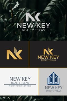 The logo was designed by LOOM Brand Designs in the style of luxury monogram minimalist for the brand NEW KEY REALTY TEXAS. The brand is a luxury real estate brand. The logo design portrays the luxury, elegance, creativity, and modernity of the brand through its design. Contact us to get a unique custom-made modern logo design like this. #logo #logodesigns #luxury_logo #customized #creativelogo #businesslogo #flatlogo #logo #realestate Realtor Logos, Luxury Monogram, Flat Logo, Estate Logo, Real Estate Branding, Real Estate Logo