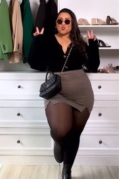 Plus Size Going Out Outfits Night Winter, Curve Outfits Plus Size, Plus Size Classy Outfits, Plus Size Outfits For Women, Plus Size Outfits Ideas, Plus Size High Fashion, Cute Night Out Outfits, Curvy Casual Outfits, Plus Size Winter Outfits