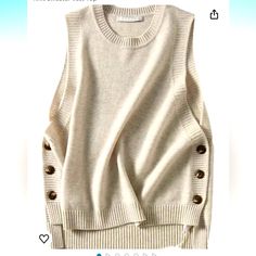 Women's Round Neck Sleeveless Pullover Ribbed Knit Sweater Vest Top. Khaki Vest, Sleeveless Puffer, Yellow Vest, Plaid Hoodie, Sleeveless Sweater Vest, Pull Oversize, Knit Sweater Vest, Cropped Cardigan Sweater, Sleeveless Pullover