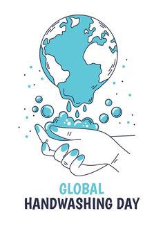 a poster with the words global handwashing day