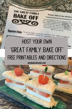 the great family bake off has been featured on this page for free printables