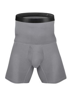 The Contrast Tape Wideband Waist Boxer Briefs, where style meets functionality for the modern man. These boxer briefs offer a sleek design with a wideband waist and contrasting tape detail for elevated and comfortable wearing. Experience the perfect blend of support and freedom of movement with these functional and fashionable boxer briefs Specifications: Pattern Type: Plain Details: Tape Rise: High Rise Features: Breathable Fabric: High Stretch Material: Fabric Composition: 80% Polyamide, 20% Elastane Care Instructions: Machine wash or professional dry clean Size Chart (inches): Size Length Waist Size M 16.7 28 L 17.3 29.9 XL 17.9 31.9 XXL 18.5 33.9 XXXL 19.1 35.8 Compression Short Boxer Briefs For Sports Events, Compression Boxer Briefs For Sports Events, Solid Sports Bottoms With Logo Waistband, Compression Short Boxer Briefs For Sports, Gray Sports Bottoms Multipack, Sports Stretch Boxer Briefs With Logo Waistband, Sporty Boxer Briefs With Logo Waistband, Sports Boxer Briefs With Logo Waistband, Gray Sports Bottoms Multi-pack