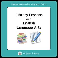 a book with the title library lessons with english language arts