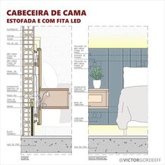 an architectural drawing of a bedroom and bathroom