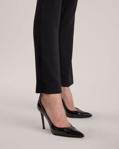 It’s time to elevate your wardrobe with the VLADAMA pants. These ankle length trouser are perfect for any occasion and made from smooth black crepe that feels as great as it looks. The trouser features a button tab closure, 2 zippers at the ankle and an easy fit that makes these trousers a modern update on your classic black trousers. Style Nr. P20F162 Masculine Shirts, French Women, Fall Coat, Modern Wardrobe, Black Trousers, Ankle Length Pants, Mens Jewelry Bracelet, Independent Designers Fashion, Shoes Heels Boots