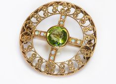 Louis Comfort Tiffany Gold Peridot Opal Brooch Opal Brooch, Tiffany Gold, Iconic Jewelry, Louis Comfort Tiffany, Genuine Love, Jewelry Designers, Green Peridot, Tiffany & Co., Timeless Beauty