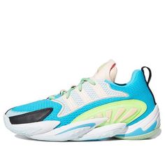 Adidas Crazy BYW X 2.0 'Cyan Pink Tint' FY2205 (SNKR/Low Top/Non-Slip/Basketball) Adidas Crazy, Stylish Sneakers, Perfect Pair, Low Top, Your Perfect, Basketball, Adidas, Sneakers, Pink