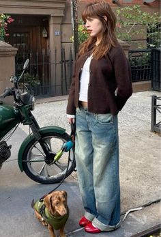 대학생 스타일, Skandinavian Fashion, School Looks, Looks Street Style, Baggy Pants, Fashion Business, Mode Inspo, 가을 패션