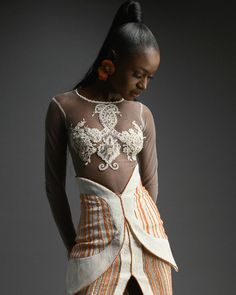 LOOK 9: Lorna | NOT JUST A LABEL Embellished Fitted Long Skirt, Fitted Sheer Mini Skirt, Embellished Fitted Skirt, Fitted Embellished Mini Skirt, Fitted Sheer Dress With Skirt, Fitted Embellished Long Dress, Embellished Fitted Long Dresses, Fitted Sheer Dress, Fancy Gowns