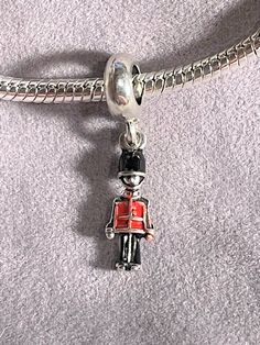 Pandora Style Silver Toy Soldier Pendant Charm, Black and Red Christmas Soldier Dangle Charm , Holiday Charm , Christmas Charm ,Winter Charm Nice gift for someone or yourself Add this to your bracelet or as a gift. I do not accept returns. Sales are final unless damaged. Black And Red Christmas, Christmas Soldiers, Bracelets Black, Pandora Style, Christmas Charms, Toy Soldiers, Pandora Bracelets, Dangle Charms, Silver Stars