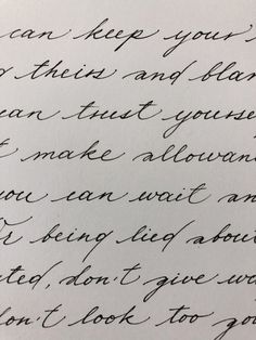 an old handwritten letter with cursive writing on white paper and black ink