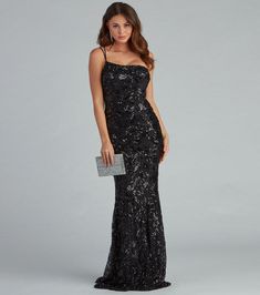 Meredith One-Shoulder Sequin Formal Dress | Windsor Bachelorette Party Attire, Dresses Windsor, Windsor Dresses Prom, Long Sequin Dress, Long Length Dresses, Casual Formal Dresses, Bold Dresses, Sequin Formal Dress, Long Prom Gowns