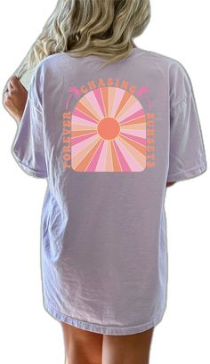 Sunset Shirt, Palm Tree Beach, Sun Shirt, Beach Shirt, Sunset Beach, Vacation Shirts, Beach Shirts, Summer Shirts, Palm Tree