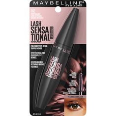 Maybelline Lash Sensational® Luscious Washable Mascara is a volumizing formula infused with precious oils for softer, denser lashes. Maybelline Lash Sensational Luscious Washable Mascara, Very Black, 0.32 fl oz; Exclusive Fanning Reservoir Brush with ten layers of bristles reveals layers of lashes Three oils give softer, denser eyelashes Rose oil, safflower oil and argan oil help reduce brittleness Washable mascara formula Lash Sensational, Maybelline Lash Sensational, Blackest Black, Safflower Oil, Black Mascara, Rose Oil, Eye Makeup Remover, Mascara Lashes, Waterproof Mascara