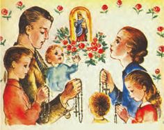 an image of the virgin mary and baby jesus surrounded by other children in front of a christmas scene