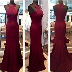 Long Party Gowns, Prom Dress Burgundy, Wedding Evening Gown, Burgundy Prom, Modest Evening Dress, Rok Mini, Prom Dresses Elegant, Mermaid Prom Dress, Best Prom Dresses