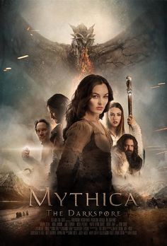 the movie poster for mystica, the darksple with many characters in it