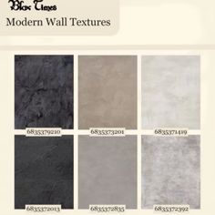 modern wall textures in various colors and sizes, including grays, browns, black, white