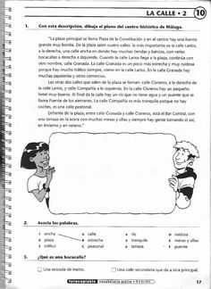 an open book with spanish text on it