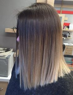 Short Straight Hair, Short Hair Balayage, Long Straight Hair, Brunette Hair, Ombre Hair