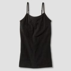 Grab the Girls' Strappy Cami by Cat & Jack for a wardrobe basic she can wear so many ways. This girls' camisole is the perfect starter layer for lots of looks. Plus, it's all guaranteed. Cat & Jack is made to last, but if anything doesn't, you can return it up to 1 year later with your receipt. If you’re not satisfied with any Target Owned Brand item, return it within one year with a receipt for an exchange or a refund. Cat Top, Cat And Jack, Tank Girl, Black Tank Top, Jack Black, Black Kids, Cat & Jack, Knitted Tank Top, Tank Top Cami