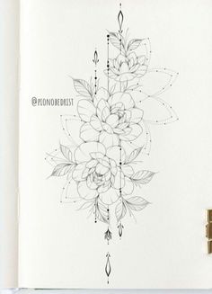 Simplistic Sleeve Tattoos For Women, Compass Thigh Tattoos For Women, Floral With Geometric Pattern Tattoo, Fine Line Tattoos For Women Sleeve, Woman Tattoo Ideas Unique Inspiration, Unique Fine Line Tattoo Ideas, Fine Line Thigh Tattoos Women, Fine Line Thigh Tattoo, Floral Quarter Sleeve Tattoo