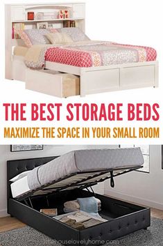 the best storage beds to minimize space in your small room and make it easier for you to move