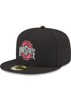 This Ohio State Buckeyes Black Fitted Hat features a front emroidered team logo on structured polyester crown with flat visor, fitted sizing and pop of color undervisor. You'll be ready to show your Buckeyes pride with this Cap! Go Buckeyes! New Era 59FIFTY, Front embroidered team logo, Back embroidered wordmark, 59FIFTY fitted sizing, Fitted sizing, Polyester material, Polyester, Wipe clean with cloth or cleaning kit, 4 Minnesota United Fc, New York City Fc, Jersey Hat, Nba Hats, Sporting Kansas City, New Era Cap, Ohio State Buckeyes, New Era 59fifty, Ohio State