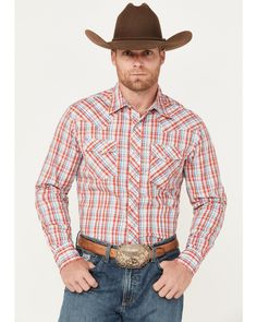 Western Shirt With Pockets For Ranch, Western Style Collared Shirt With Pockets, Collared Shirt With Pockets For Rodeo, Plaid Print Pattern, Mens Plaid, Mens Fleece, Western Shirt, Plaid Print, Western Shirts