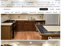 two pictures show the same kitchen in different stages of being remodeled and remodeled