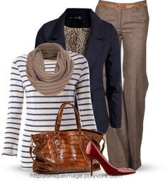 Love this look, with flats or 1/2" to 1 inch heels in a rust color. Love this look, with 1/2" to 1 inch heels. Simple Style for a Gorgeous Look : 31 Casual Work Outfits Polyvore Ideas - Be Modish - Be Modest. Work Outfits Polyvore, Style Working Girl, Look Working Girl, Classic Work Outfits, Outfit Essentials