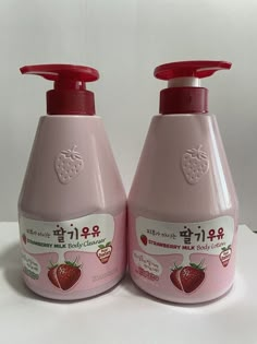 Korean Strawberry Milk Body Wash, Strawberry Milk Body Wash, Korean Body Wash, Strawberry Milk Body Cleanser, K Beauty Skin Care, Korean Milk, Strawberry Cosmetics, Strawberry Shampoo, Birthday Ig