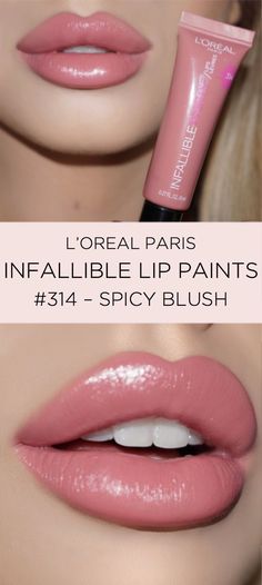 Make Up Mata, Nude Liquid Lipstick, Loreal Paris Infallible, Lip Paint, Body Makeup