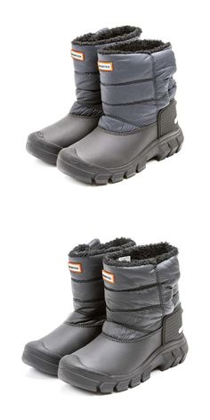 Men Shoes Women Shoes Kid Shoes Men Clothing Accessories Other HUNTER ORIGINAL KIDS SNOW BOOTS Little feet need warmth and protection from rain and snow so kids can run and play outside. Hunter Original Insulated Snow boots for kids is a perfect boot for the cold winter days. Insulated fleece lining and waterproof upper will keep the little feet warm and toasty. Waterproof nylon upper Insulated fleece lining Hook and loop side closure Comfortable fit Ortholite footbed Reflective details Grippy Boots For Kids, Kids Winter Boots, Play Outside, Kids Snow Boots, Winter Days, Men Clothing, New Kids, Shoes Men, Cold Winter