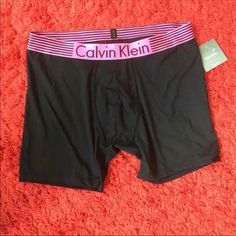 Brand New Large Calvin Klein Boxer Briefs (Pink + Black) Size: Large Price Is Firm Calvin Klein Boxer Briefs, Red And Blue Logo, Vintage Calvin Klein, Calvin Klein White, Calvin Klein Men, Boxer Shorts, Boxer Briefs, Briefs, Black Cotton