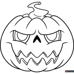 Halloween Pumpkin Coloring Page - Free & Printable Coloring Sheet