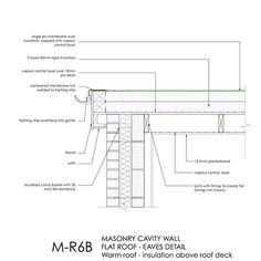 an architectural drawing shows the details of a wall and floor plan for a residential home