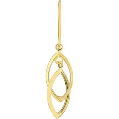 Witness the fusion of tradition and modernity with the mesmerizing allure of our Interwoven Marquise Earrings on Fish Hook from Olas d'Oro. Crafted with exquisite artistry and a touch of elegance, these 14K yellow gold dangle earrings are a masterpiece designed to adorn your style.Each marquise-shaped pendant gracefully interweaves, creating a captivating dance of light and form. The lustrous yellow gold adds a warm, radiant touch to your look, ensuring you stand out on any occasion. These earri Marquise Earrings, Gold Dangle Earrings, Tennis Necklace, Gold Earrings Dangle, Fish Hook, Eternity Bands, Estate Jewelry, Types Of Metal, Diamond Jewelry